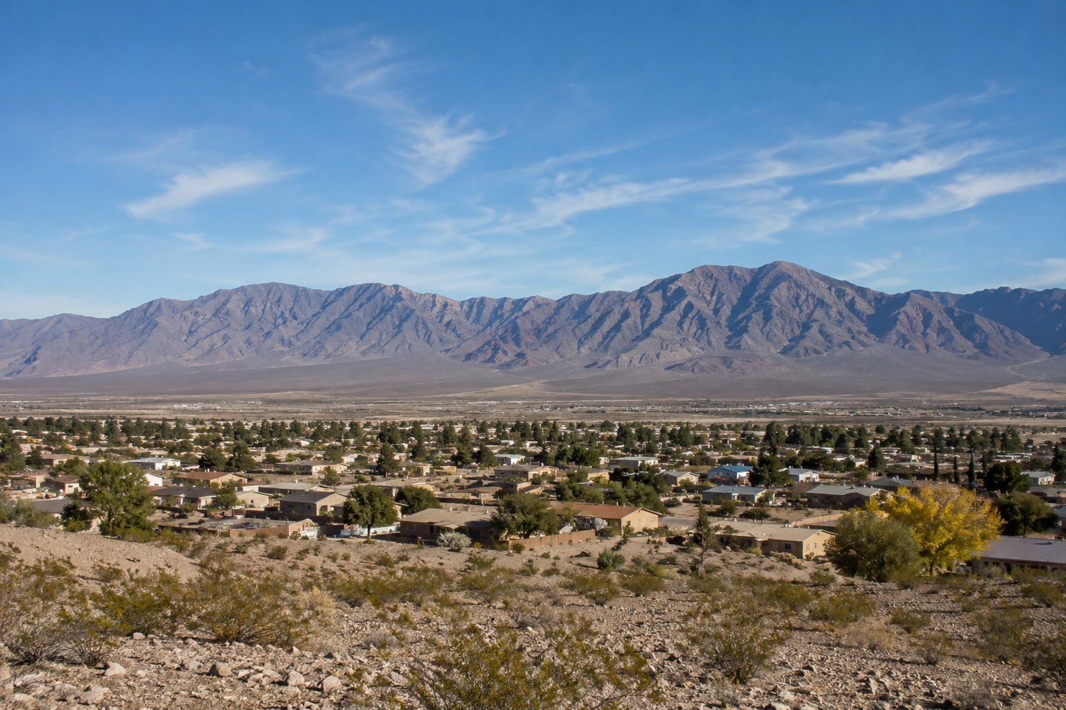 Fast growing Pahrump, Nevada