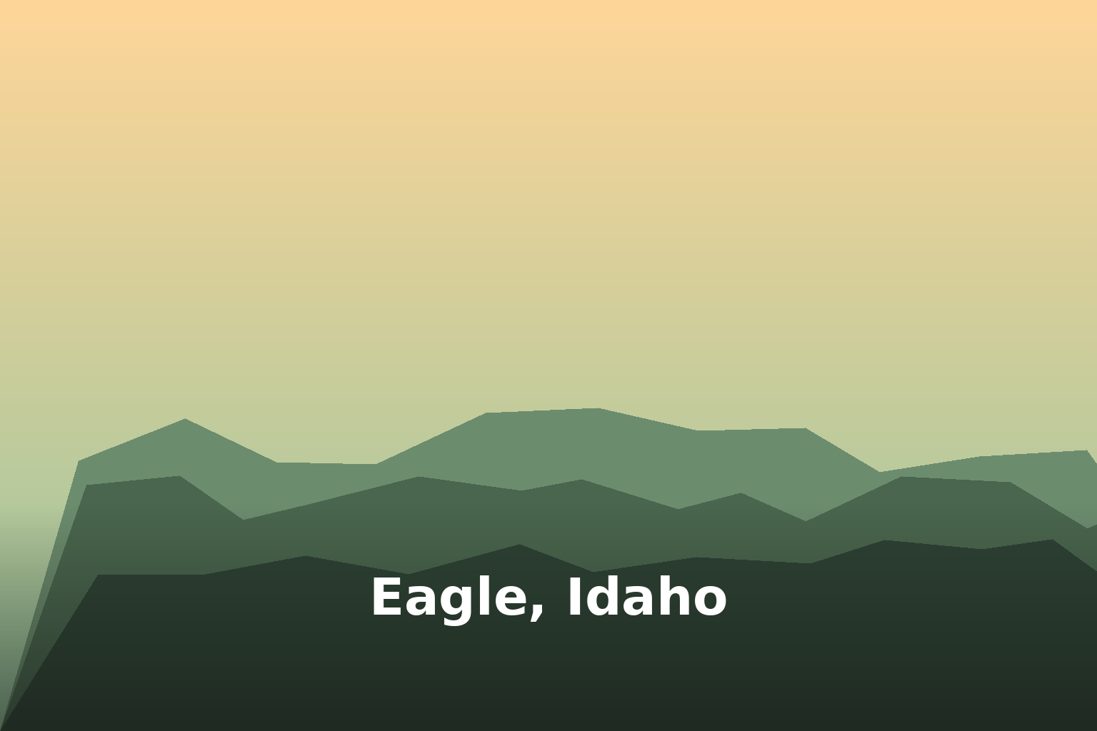 Eagle, Idaho foothills and open spaces